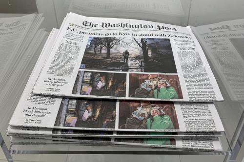Photos of Spring 2022 Washington Post papers