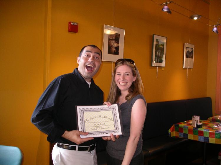 daron bolat and hesp clinic student