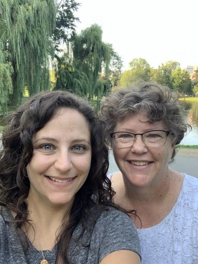 susan and betty bahadori, HESP alumnae