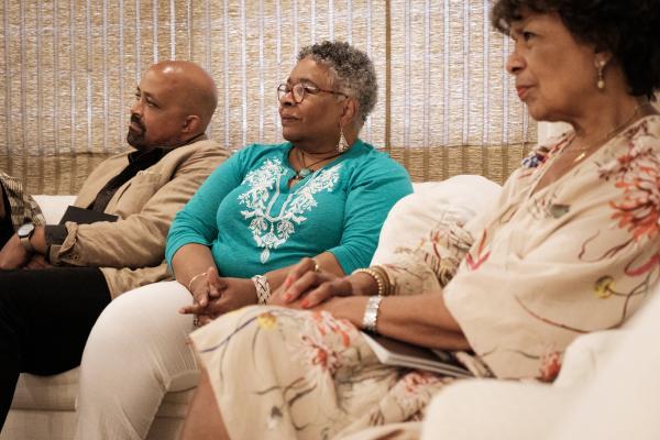 Malik Wilson, Francille Wilson, and Brenda Bass 