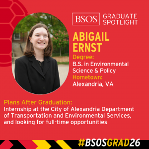 BSOS Graduate Spotlight baseball card of Abigail Ernst