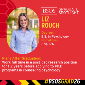 BSOS Graduate Spotlight baseball card of Liz Rouch