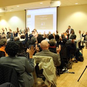 town hall meeting