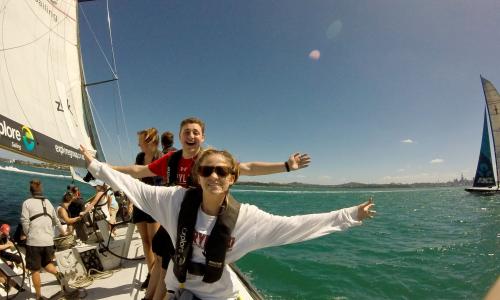 Students Sailing