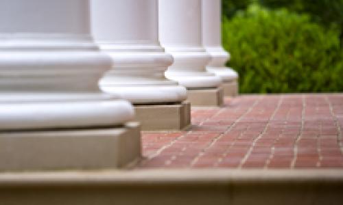 Memorial Chapel columns detail