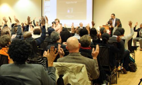 town hall meeting