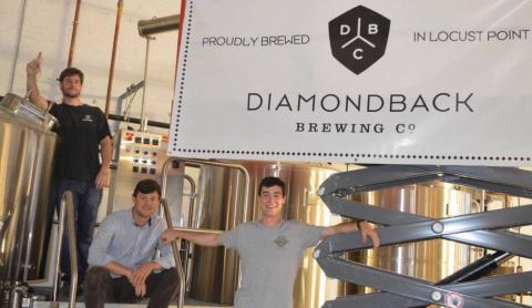 Founders of Diamondback Brewery at their headquarters
