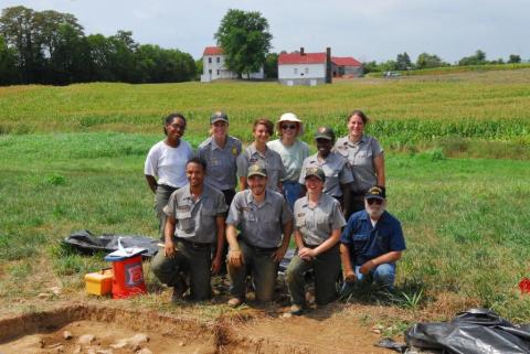 Back row, second from left: ANTH alum Joy Beasley